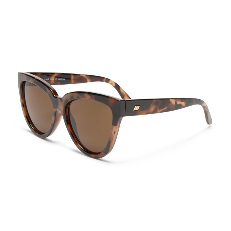 Le Specs Liar Lair Sunglasses - Volcanic Tort, Cat Eye, Women's, Contemporary 90s Style - Image 1